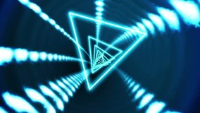 Animation of digital icons and network of connections against triangular shapes in seamless pattern. Computer interface and business technology concept - Powered by Shutterstock - Get 15% off with code: PIKWIZARD15