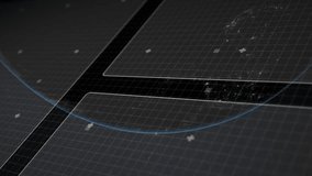 Animation of financial data processing over globe on black background. Global finance, business, connections, computing and data processing concept digitally generated video. - Powered by Shutterstock - Get 15% off with code: PIKWIZARD15