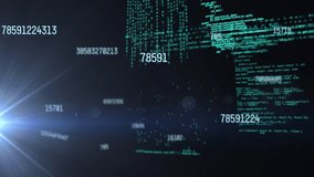 Animation of numbers changing and data processing. global connections, networks and data processing concept digitally generated video. - Powered by Shutterstock - Get 15% off with code: PIKWIZARD15