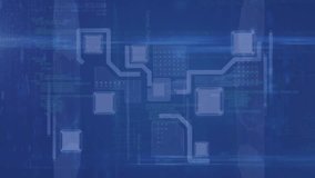 Animation of network of connections with digital icons data processing. global connections, networks and data processing concept digitally generated video. - Powered by Shutterstock - Get 15% off with code: PIKWIZARD15