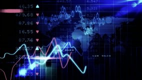 Animation of digital interface with clock over dark background. global connections, data processing and digital interface concept digitally generated video. - Powered by Shutterstock - Get 15% off with code: PIKWIZARD15