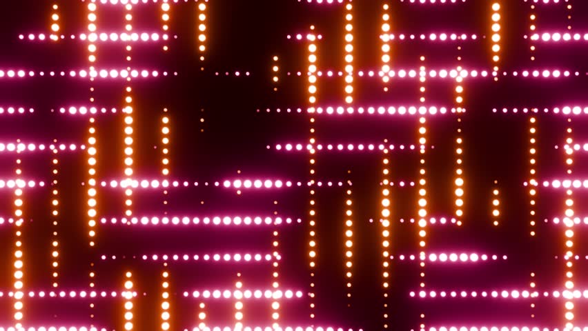 Double colored orange with pink VJ seamless loop animation