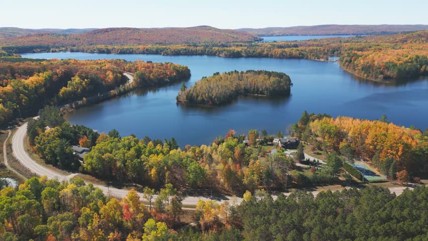 Bay in lake in Ontario Canada