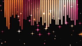 Colorful Digital Abstract Art with Vertical Gradient Bars and Sparkling Light Effects on Black Background - Powered by Shutterstock - Get 15% off with code: PIKWIZARD15