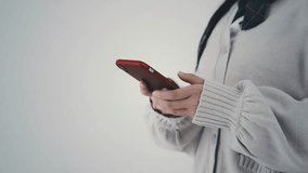 Woman using smartphone and communication network concept - Powered by Shutterstock - Get 15% off with code: PIKWIZARD15