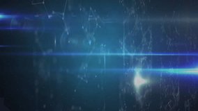 Animation of clock moving over network of connections. Global business and digital interface concept digitally generated video. - Powered by Shutterstock - Get 15% off with code: PIKWIZARD15