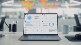 Office Laptop Suffers Hacking Cyberattack and Security Alerts, Malware Infection, Ransomware Risk, and Data Theft. System Compromise Warnings on Screen, Cybersecurity Danger for Business Networks. - Powered by Shutterstock - Get 15% off with code: PIKWIZARD15