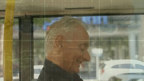 Animation of financial data over caucasian statistics and over warehouse. Global business connections and data processing concept digitally generated video. - Powered by Shutterstock - Get 15% off with code: PIKWIZARD15