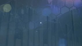 Animation of network of connections over data processing. Global business and digital interface concept digitally generated video. - Powered by Shutterstock - Get 15% off with code: PIKWIZARD15