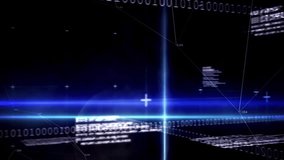 Displaying financial graphs, animation on smartphone with binary code background. Finance, technology, digital, data, economy, innovation - Powered by Shutterstock - Get 15% off with code: PIKWIZARD15