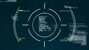 Animation of scope scanning, connections and data processing. Global connections, computing and data processing concept digitally generated video. - Powered by Shutterstock - Get 15% off with code: PIKWIZARD15