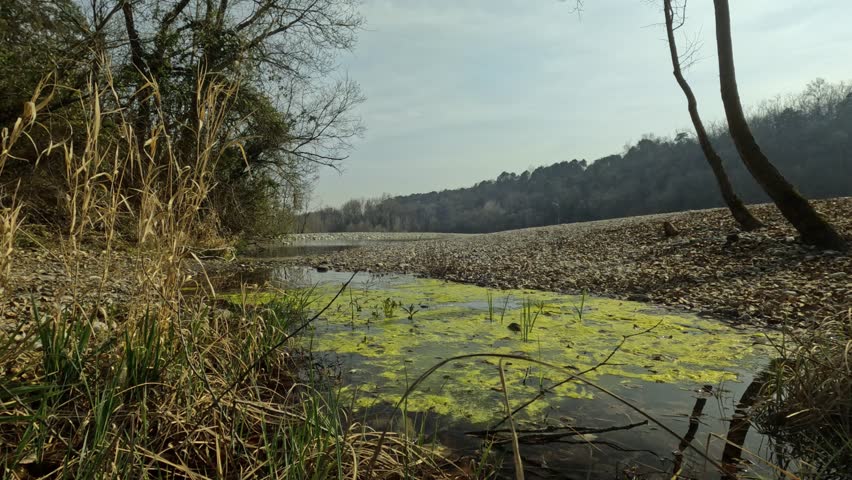 Forgotten Watercourse Within Protected Mountain Landscape