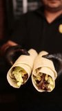 Turkish cuisine - the chef prepares meat dishes. Kebab - Powered by Shutterstock - Get 15% off with code: PIKWIZARD15