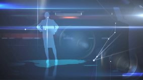 Animation of graphs and world map over science data processing on black background. Global business data processing and computing concept digitally generated video. - Powered by Shutterstock - Get 15% off with code: PIKWIZARD15