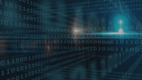 Animation of binary code over world map on black background. Global network, computers, data processing and technology concept digitally generated video. - Powered by Shutterstock - Get 15% off with code: PIKWIZARD15