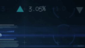 Animation of data processing over football on black background. Global data processing, computing and digital interface concept digitally generated video. - Powered by Shutterstock - Get 15% off with code: PIKWIZARD15