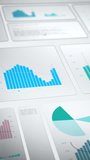 Digital analytics dashboard with abstract bar charts, pie graphs and data panels floating in a clean interface, representing business intelligence, reporting, metrics analysis and modern data visualization workflows. - Powered by Shutterstock - Get 15% off with code: PIKWIZARD15