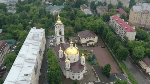 Drone Orbit above Trinity Cathedral Complex