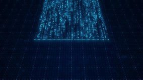Binary Code Zeros Ones Data Flow Neural Network Visualization with Digital Nodes, Big Data AI Machine Learning Algorithm System, Digital Technology Background for Artificial Intelligence Concept - Powered by Shutterstock - Get 15% off with code: PIKWIZARD15