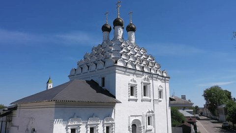 Aerial Drone Retreat Historic Church