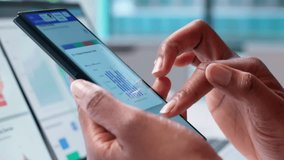 Business Analyst Using Smartphone For Data Analytics And KPI - Powered by Shutterstock - Get 15% off with code: PIKWIZARD15