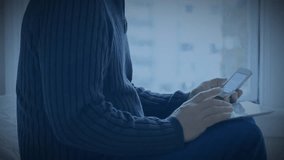 Animation of data processing over businessman. Global technology connections and data processing concept digitally generated video. - Powered by Shutterstock - Get 15% off with code: PIKWIZARD15