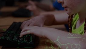 Animation of data processing over woman making tea. Global internet security digital interface technology and networking concept digitally generated video. - Powered by Shutterstock - Get 15% off with code: PIKWIZARD15