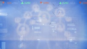 Animation of data processing over network of connections. Global business and digital interface concept digitally generated video. - Powered by Shutterstock - Get 15% off with code: PIKWIZARD15