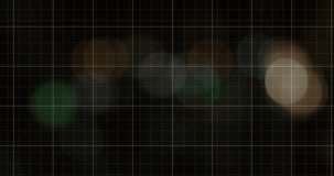Animation of data processing with lights over grid. Global business, finances, computing and data processing concept digitally generated video. - Powered by Shutterstock - Get 15% off with code: PIKWIZARD15