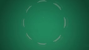 Animation of processing circle over digital screen with data on green background. data processing, digital screen and technology concept digitally generated video. - Powered by Shutterstock - Get 15% off with code: PIKWIZARD15