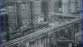 Animation of data processing over warehouse. Global business and digital interface concept digitally generated video. - Powered by Shutterstock - Get 15% off with code: PIKWIZARD15