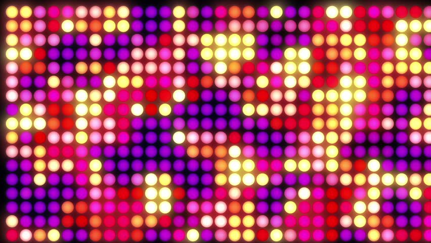 Vibrant Disco Ball Lights Animation - Party Background. A pulsating animation of colorful disco ball lights in red, purple, and yellow hues, perfect for a party, concert, or celebration background.