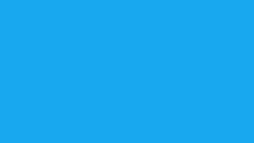 Hungary Map Filled With National Flag on Blue Screen Background