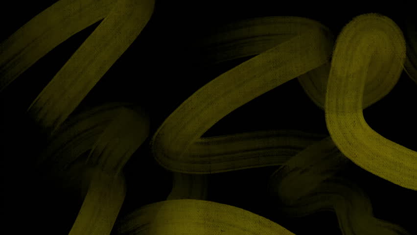 Hand-drawn abstract animation with colorful brush strokes transitioning through yellow, green, blue, and purple. Artistic stop-motion background with textured paint feel. 4K.