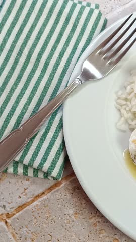 Haddock fillet with beurre blanc sauce served with white rice