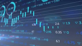 Animation of data processing on blue background. Global data processing digital interface and technology concept digitally generated video. - Powered by Shutterstock - Get 15% off with code: PIKWIZARD15