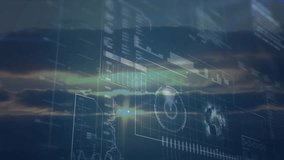 Animation of statistics and digital data processing on dark background. Global connections, data processing, computing and online security concept digitally generated video. - Powered by Shutterstock - Get 15% off with code: PIKWIZARD15