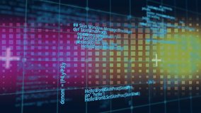 Animation of data processing over dark background. global connections, data processing and digital interface concept digitally generated video. - Powered by Shutterstock - Get 15% off with code: PIKWIZARD15