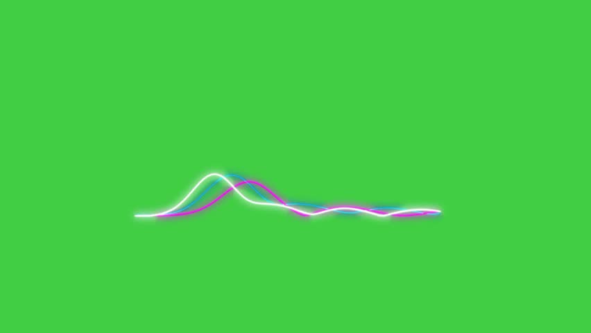 SSTKabstract Spectrum audio animation, music, sstktechnology ,graphics, green background 