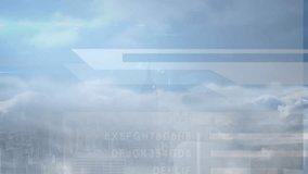 Animation of data processing over cityscape. Global business and digital interface concept digitally generated video. - Powered by Shutterstock - Get 15% off with code: PIKWIZARD15