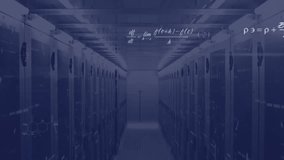 Animation of scientific data processing over computer servers. Global finance, business, connections, computing and data processing concept digitally generated video. - Powered by Shutterstock - Get 15% off with code: PIKWIZARD15