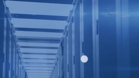 Animation of network of connections with icons and data over computer servers. global networks, connections and digital interface concept digitally generated video. - Powered by Shutterstock - Get 15% off with code: PIKWIZARD15