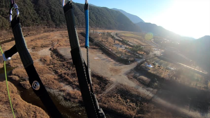 Sky gliding, flying, sports paragliding