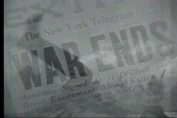 1910s - World War One ends and the world celebrates.