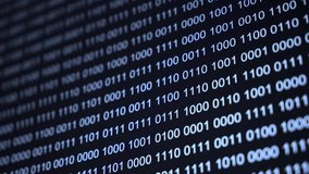 Digital screen displaying binary code, illustrating programming, computer technology, cybersecurity, software development, and data processing concepts. - Powered by Shutterstock - Get 15% off with code: PIKWIZARD15