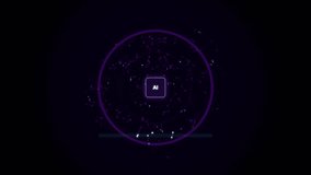 Artificial intelligence core with a vibrant data network and glowing purple light on a dark background - Powered by Shutterstock - Get 15% off with code: PIKWIZARD15