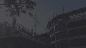 Animation of clock moving over shelves in warehouse. Global technology and digital interface concept digitally generated video. - Powered by Shutterstock - Get 15% off with code: PIKWIZARD15