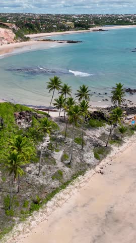 Tabatinga Beach At Joao Pessoa In Paraiba Brazil. Outdoor Landscape. Nature Beach. Natural Background. Summer Travel. Tabatinga Beach At Joao Pessoa Paraiba Brazil.