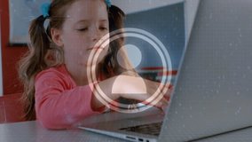 Animation of globe and data processing over woman using animation. Global communication and data security concept digitally generated video. - Powered by Shutterstock - Get 15% off with code: PIKWIZARD15