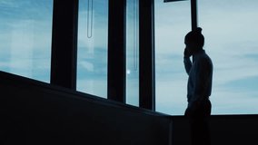 Animation of network of digital icons over businessman talking on smartphone at office. Global networking and business technology concept - Powered by Shutterstock - Get 15% off with code: PIKWIZARD15